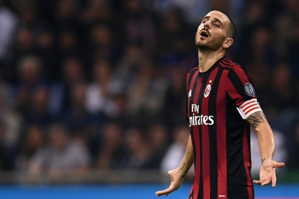Bonucci will not face his former club. AFP