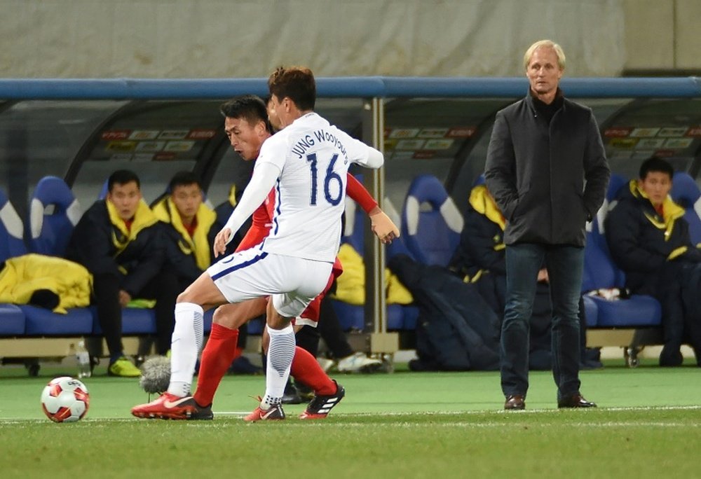 Jorn Andersen analizó el debut de Corea del Norte en la Copa de Asia. AFP