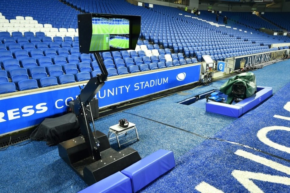 UEFA hold of on VAR. AFP