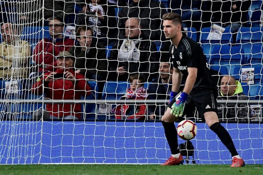 Real Madrid will send Luca Zidane out on loan next season. AFP