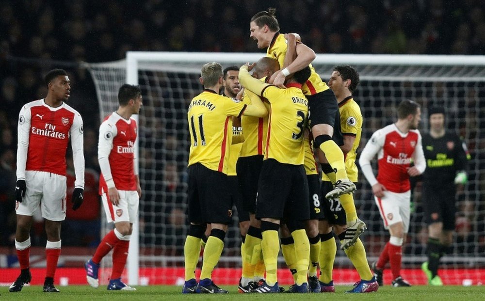 Watford reçoit Arsenal ce samedi à 18h30 au stade Vicarage Road. AFP