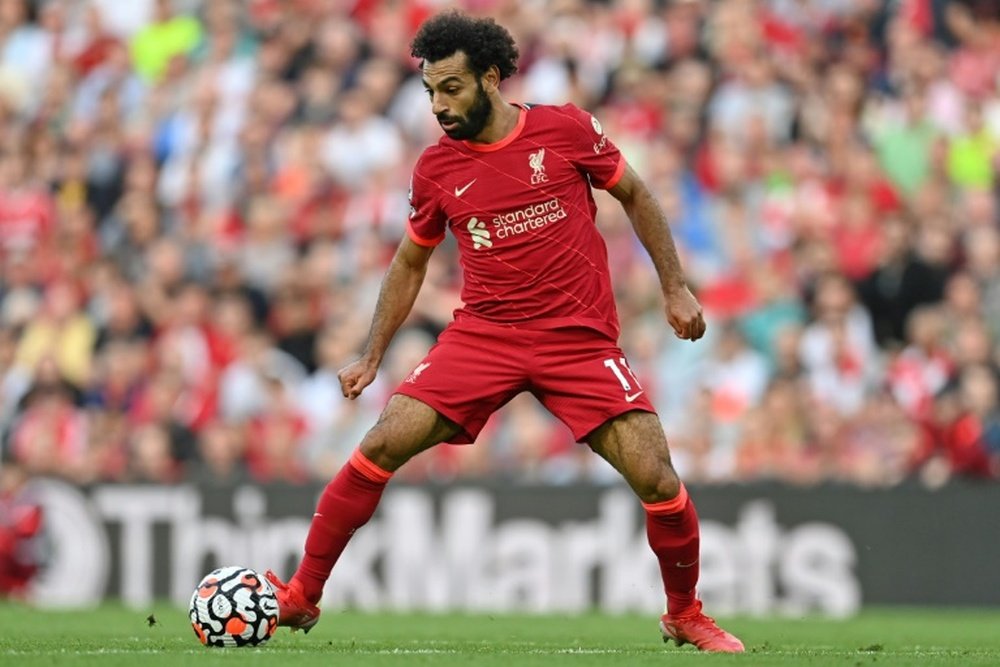 Crouch piensa que Salah daría un paso atrás en su carrera si ficha por el Madrid. AFP