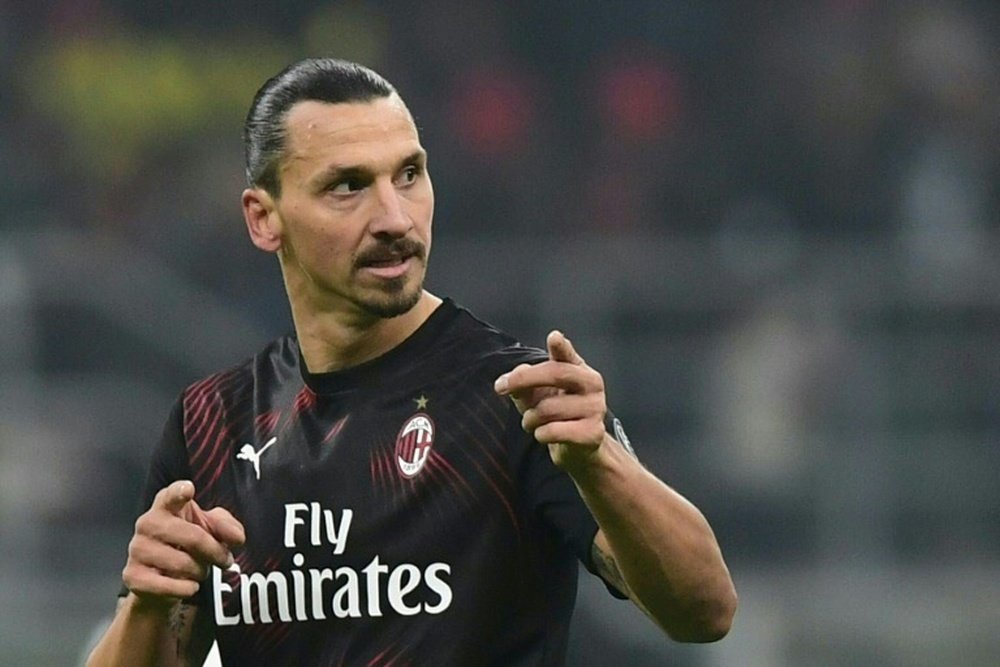 Ibra has scored over 50 goals for both Milan clubs. AFP