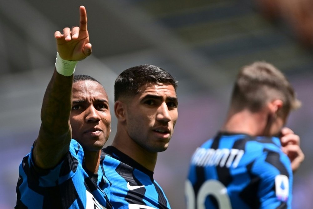 Bouquet final pour l'Inter et ses tifosi contre l'Udinese. AFP