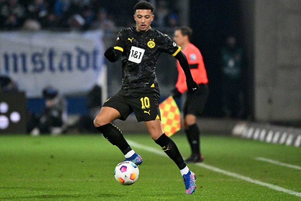 United are likely to want to sell Sancho in the next transfer window. AFP