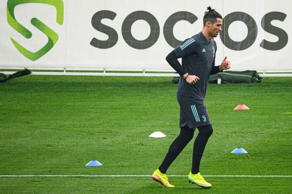 Ronaldo torna alla Continassa. AFP