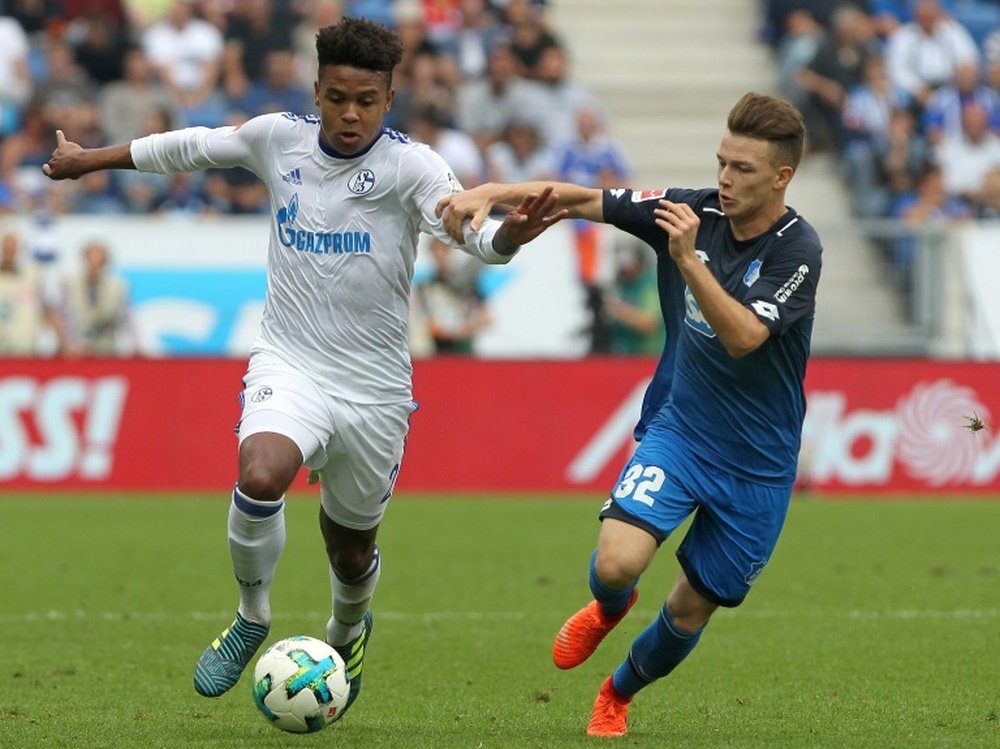 Weston McKennie (left) has earned his first call-up to the senior US national team. AFP