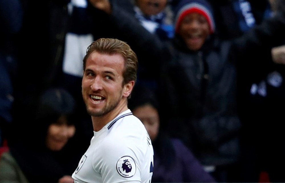 Kane é objetivo de mercado do Real Madrid. AFP