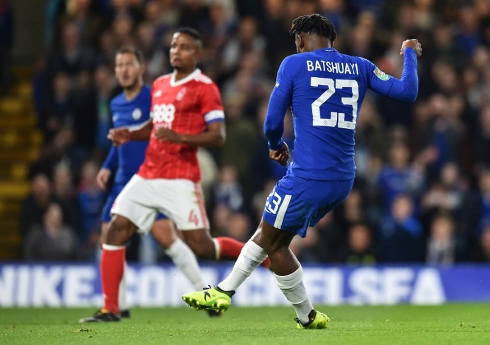 Antonio Conte's side breezed past Nottingham Forest into the last sixteen. AFP