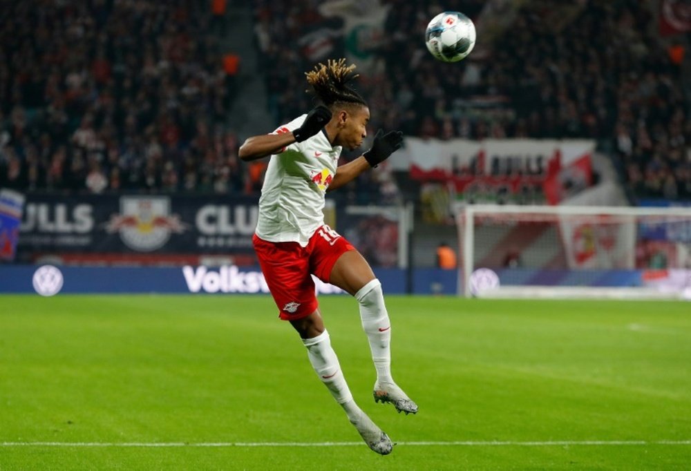 Nkunku brille déjà en Bundesliga. AFP