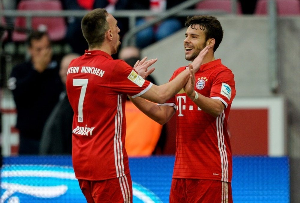 O Bayern bateu o Darmstadt por 1.0. AFP