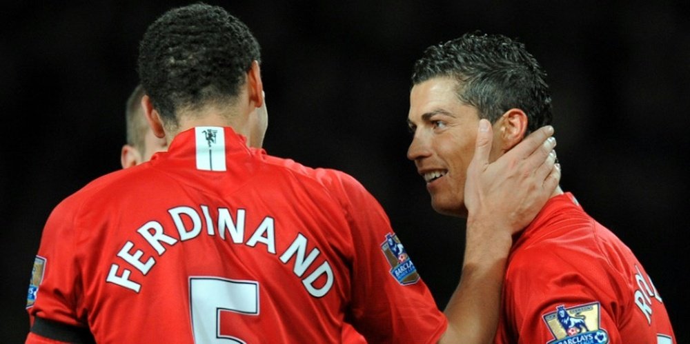 Ferdinand supo ver el talento Cristiano la primera vez que se enfrentó a él. AFP