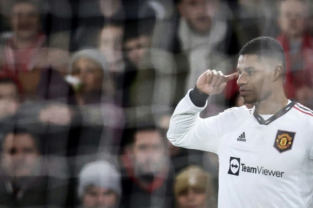 Inteligente movimiento comercial de Rashford. AFP