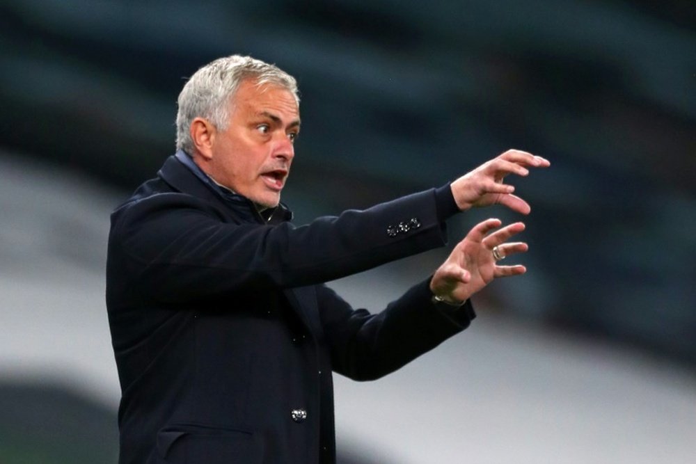 Mourinho a pointé du doigt ses titulaires. AFP