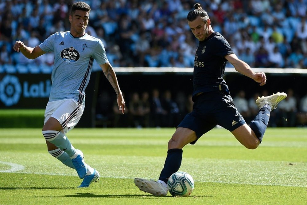 Gareth Bale fue sorprendente protagonista en Vigo. AFP