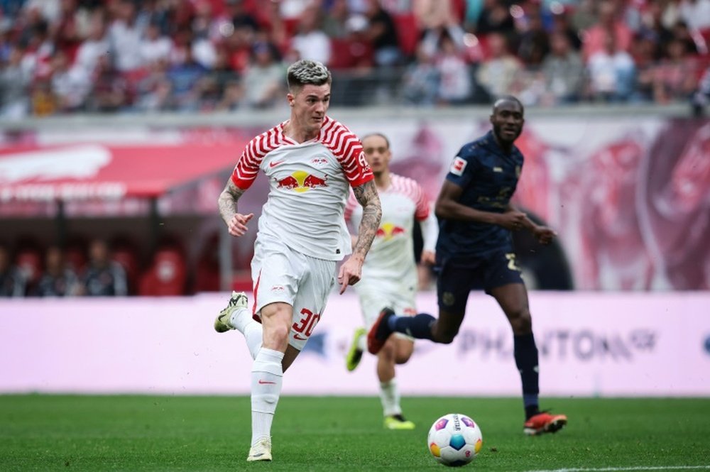 Sesko is targeted by several Serie A and Premier League clubs. AFP