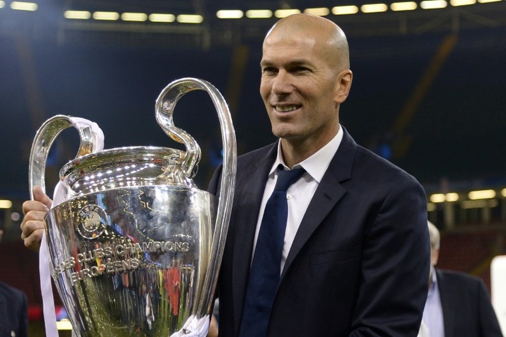 Zidane ya ha entrado en la historia del Real Madrid. AFP