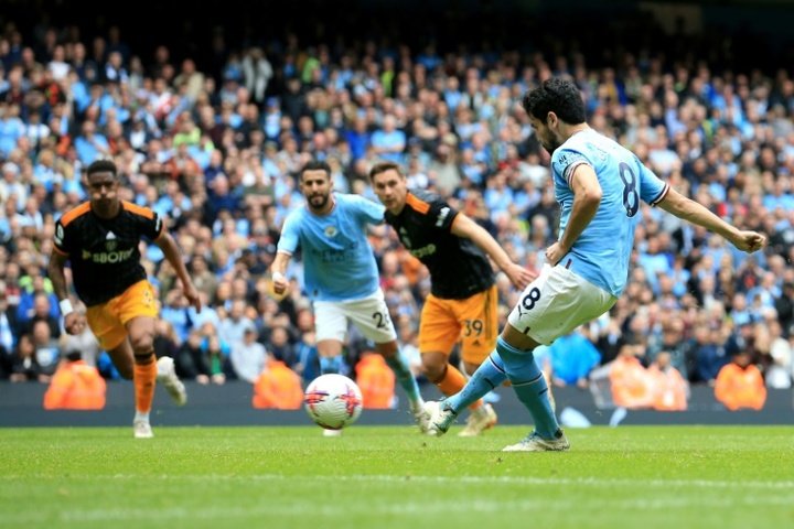 Gündogan se disfarça de Haaland e resolve para o City