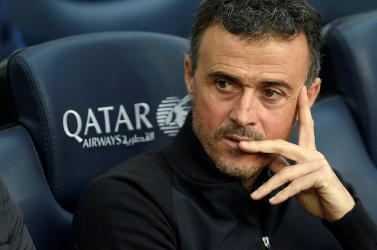 Barcelonas coach Luis Enrique, pictured on February 4, 2017