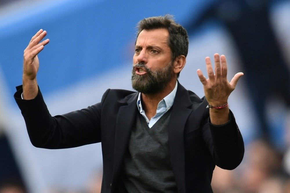 Quique Sanchez Flores passe en revue l'actualité du Barça. AFP