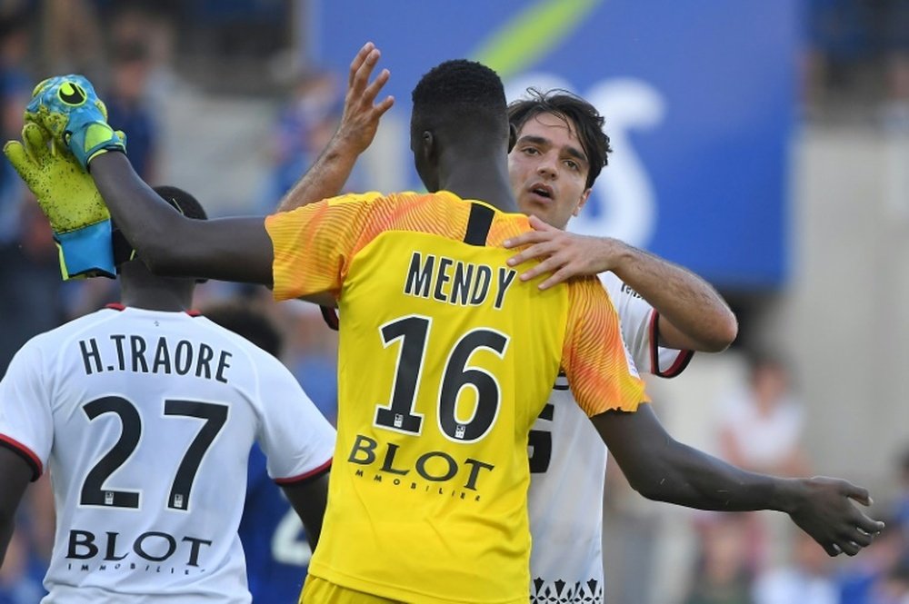 Edouard Mendy intéresse Chelseaa. AFP