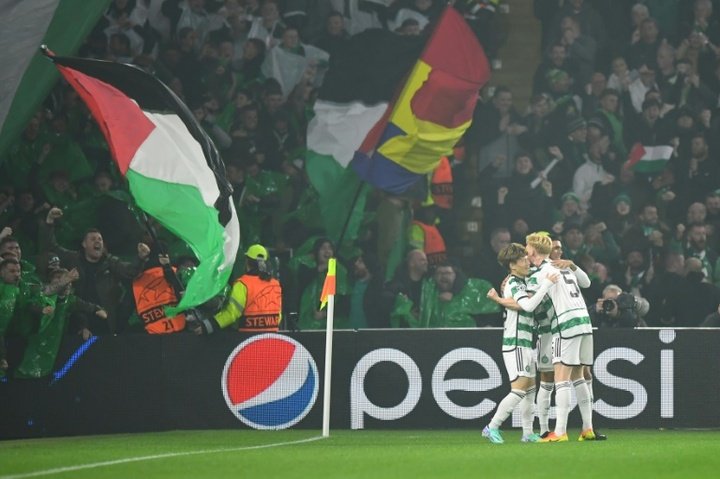 L'UEFA inflige une amende au Celtic pour des drapeaux palestiniens
