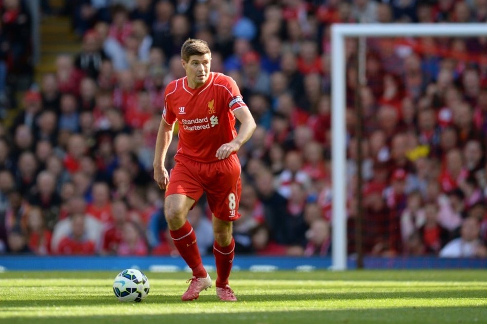 Gerrard está deseando que el Liverpool gane la Premier League. AFP
