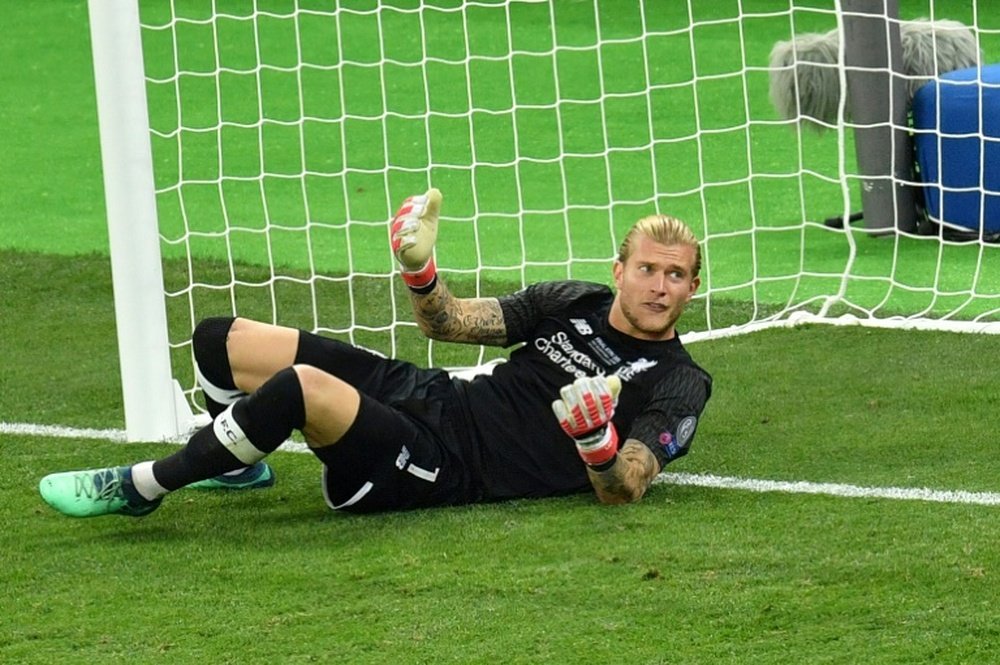 Karius wants to stay at Liverpool. AFP