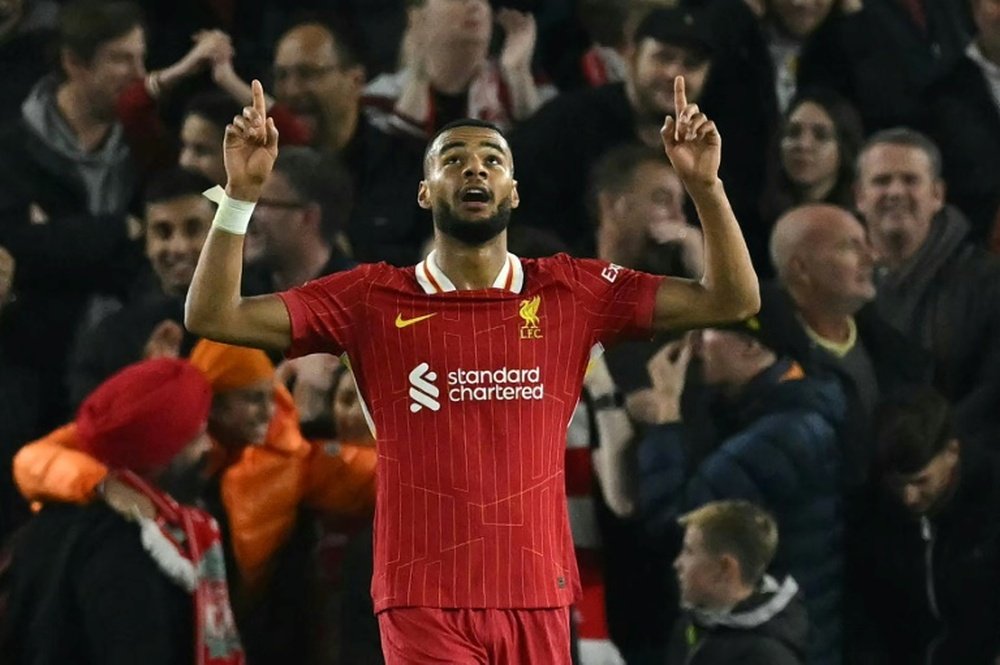 Gakpo was the match-winner for Liverpool in a 3-2 win at Brighton. AFP