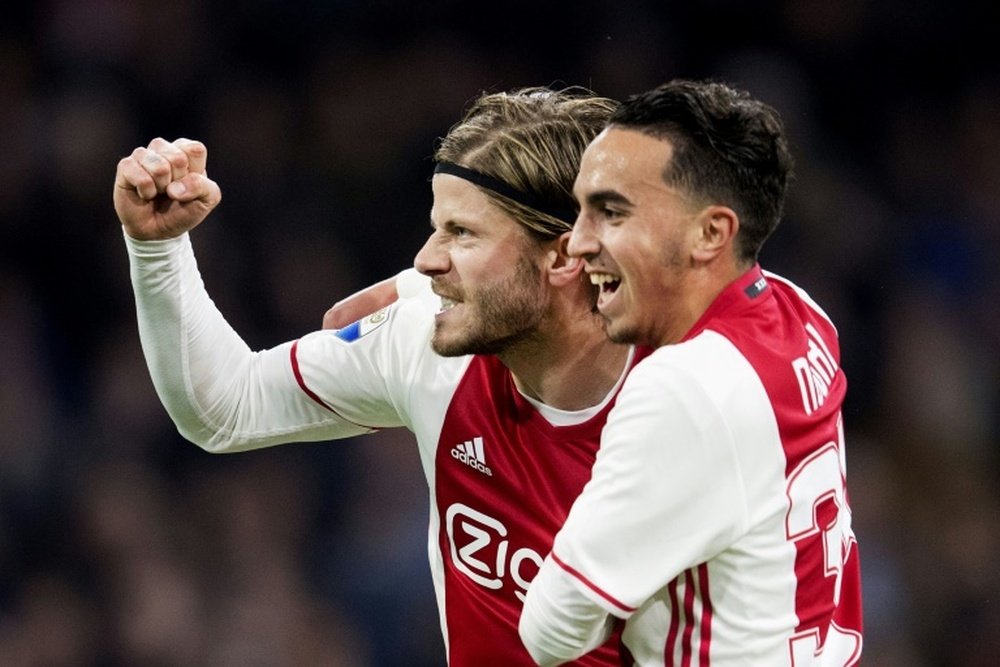El Ajax jugará la Champions League. AFP