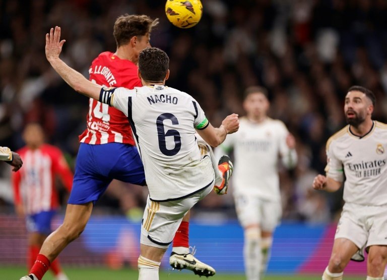 Atletico an Madrid shared the points in the Madrid derby.. AFP