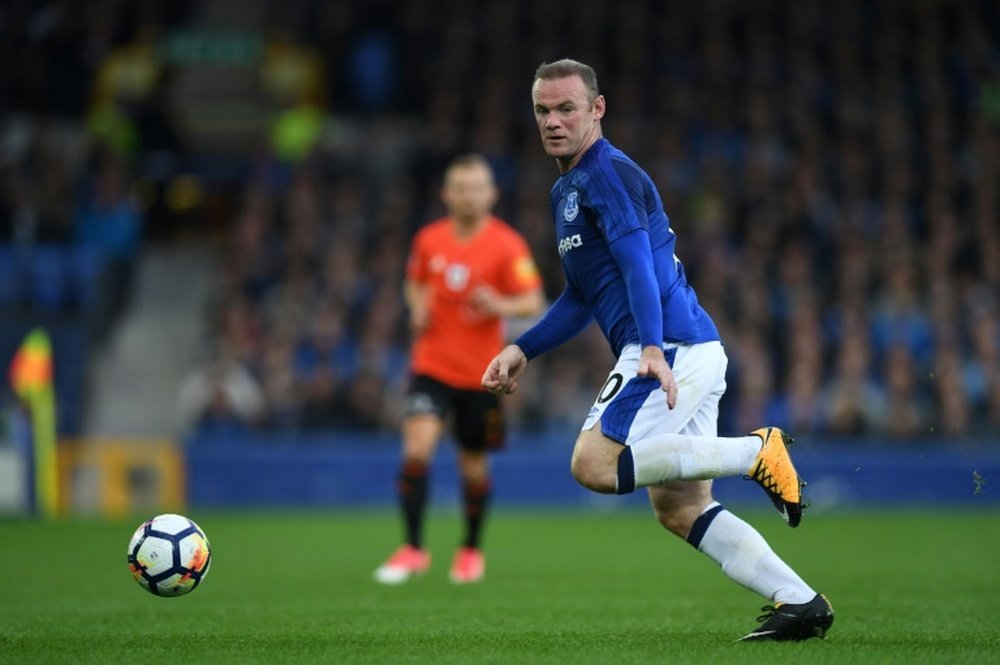 Rooney, bandera del ilusionante proyecto del Everton. AFP