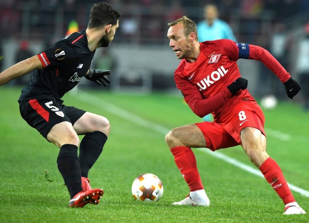 El Spartak de Moscú sigue adelante en la Copa de Rusia. AFP/Archivo