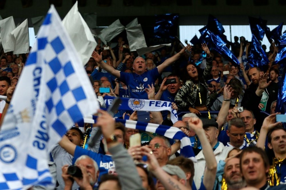 El Leicester tendrá el 'imposible' reto de revalidar el título. AFP