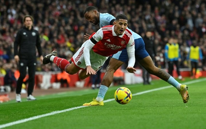 Saliba 'not progressing as quickly' as Arsenal hoped