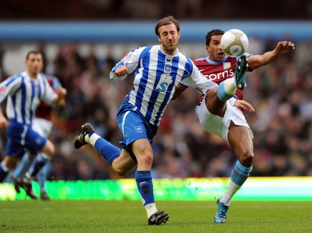 Glenn Murray is one goal away from 100 goals for Brighton. AFP