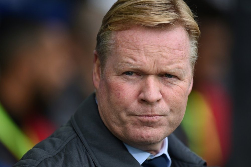 Pressure is mounting on Koeman. AFP