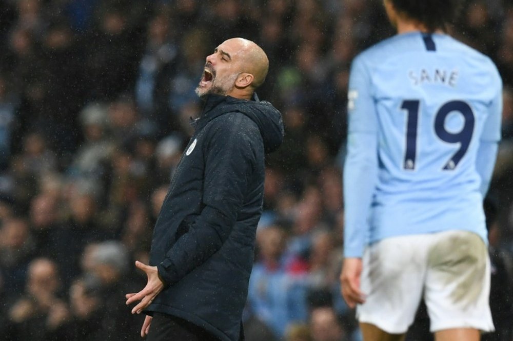 Guardiola explicó lo ocurrido. AFP