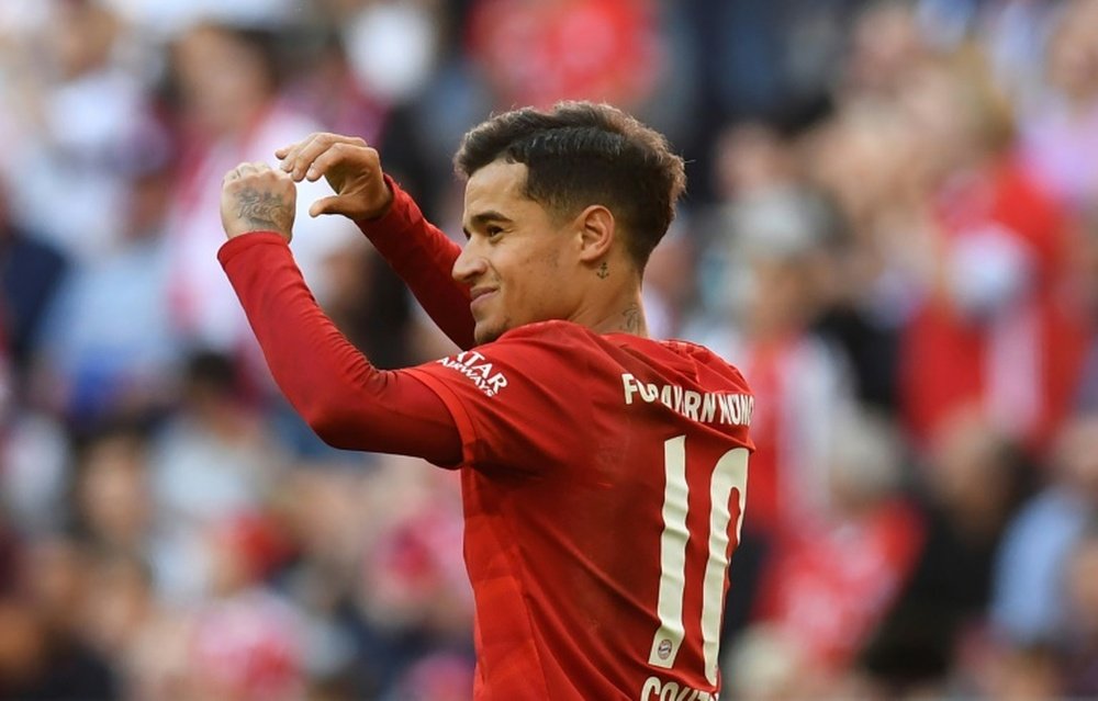 Bayern have not decided what to do with Coutinho at the end of the season. AFP