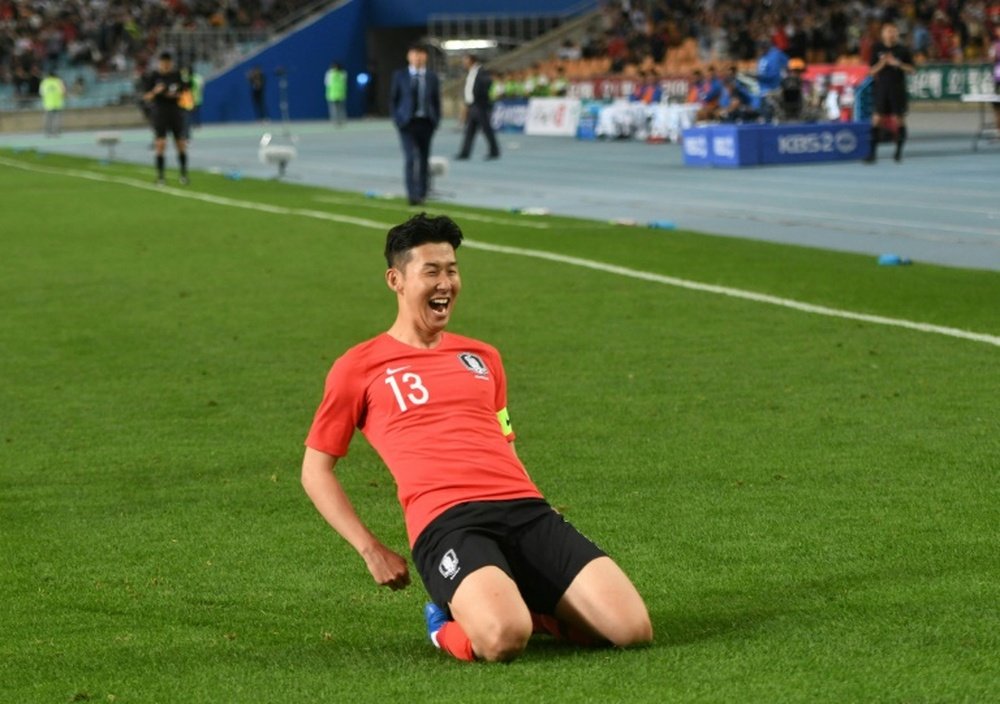Son has plenty resting on the World Cup this summer. AFP