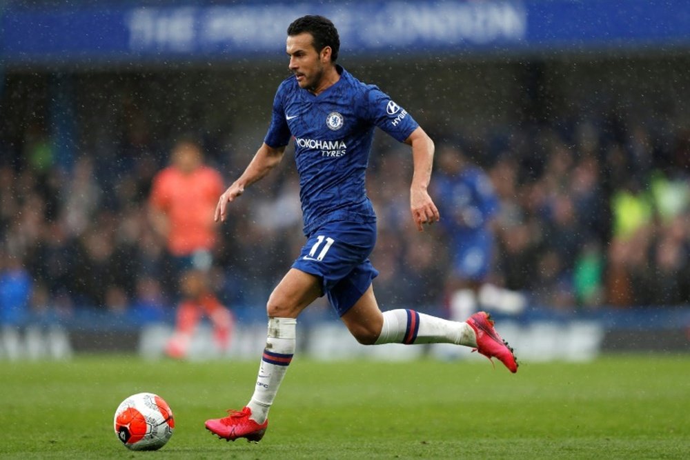 Pedro will be out of contract at the end of the season. AFP
