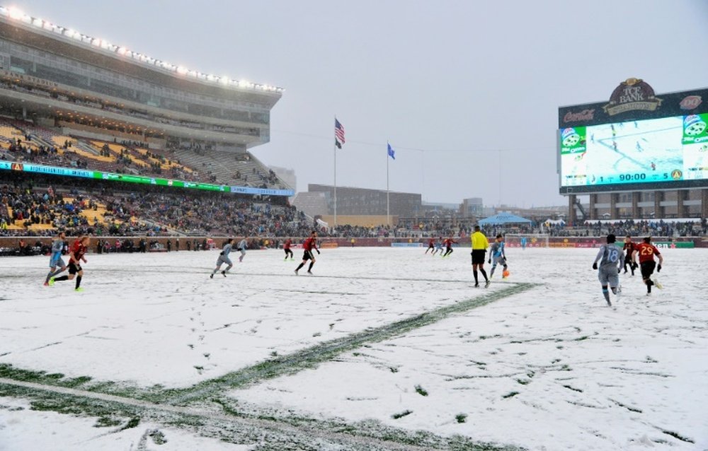 A general view of TCF Bank Stadium during the match between Minnesota and Atlanta