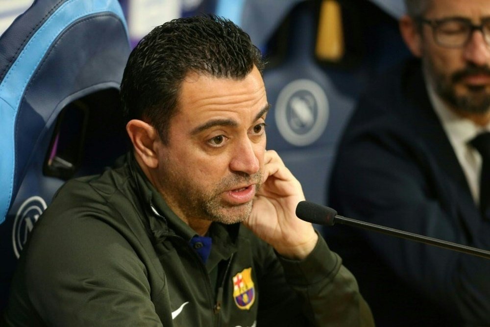 Montjuic doit ressembler au Camp Nou pour le match crucial face à Naples, dit Xavi. afp