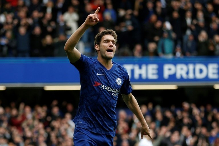 Marcos Alonso's Chelsea future remains uncertain. AFP