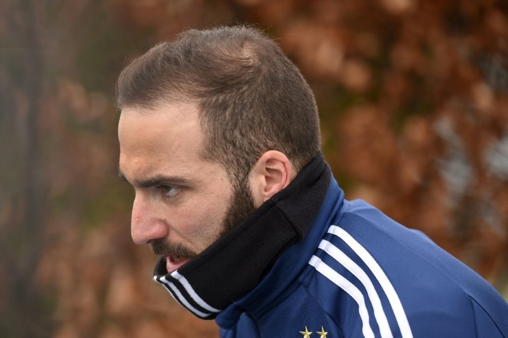 Higuain is back in the Argentina squad. AFP