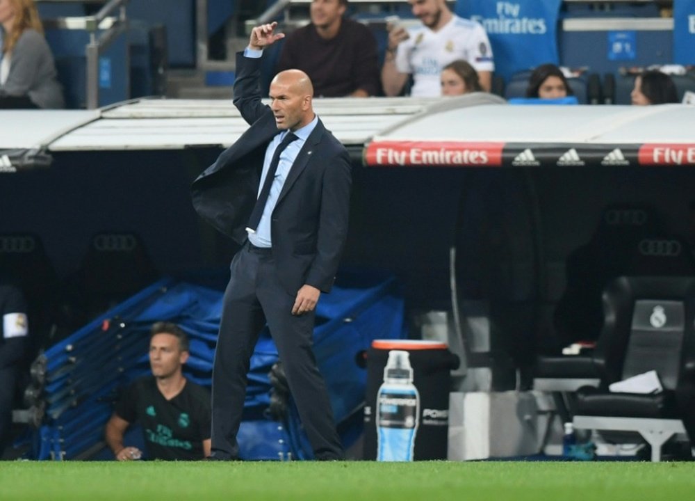 Zidane no consideró justa la derrota ante el Villarreal. AFP