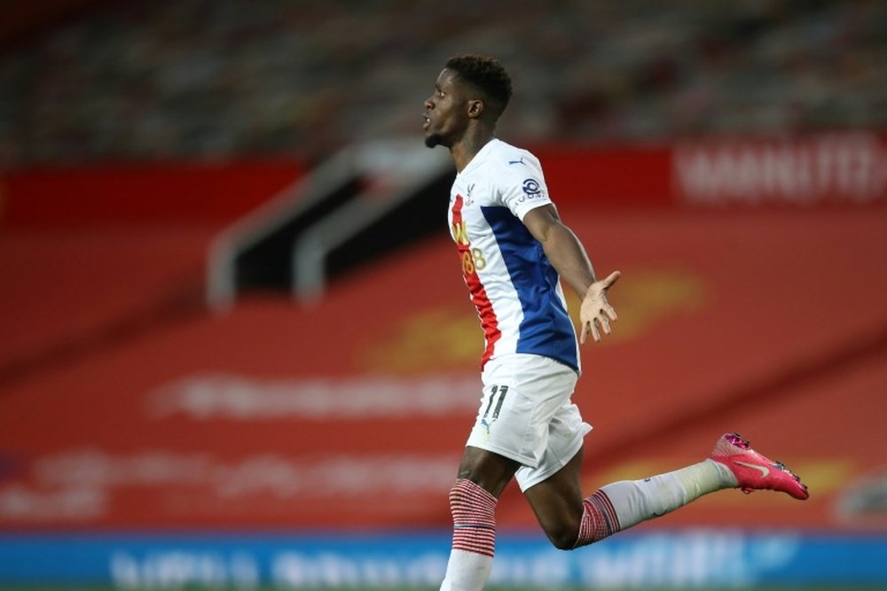 Crystal Palace risque toujours de perdre Wilfried Zaha. AFP