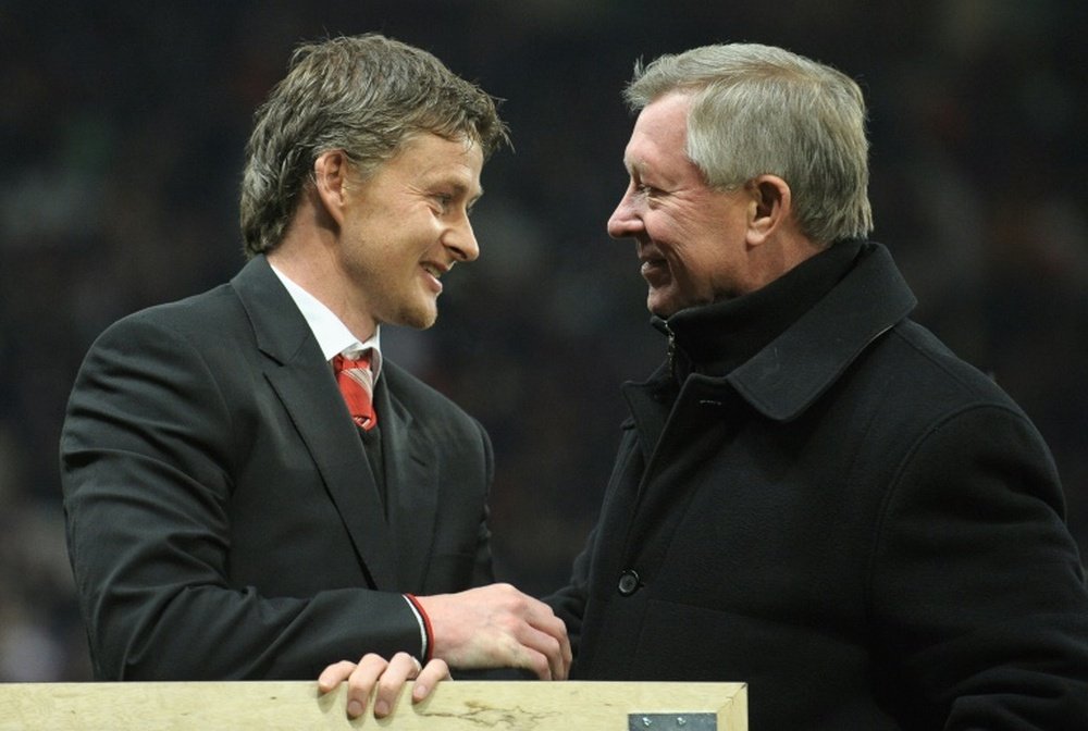 Solskjaer insists United's legendary former manager is not intruding. AFP