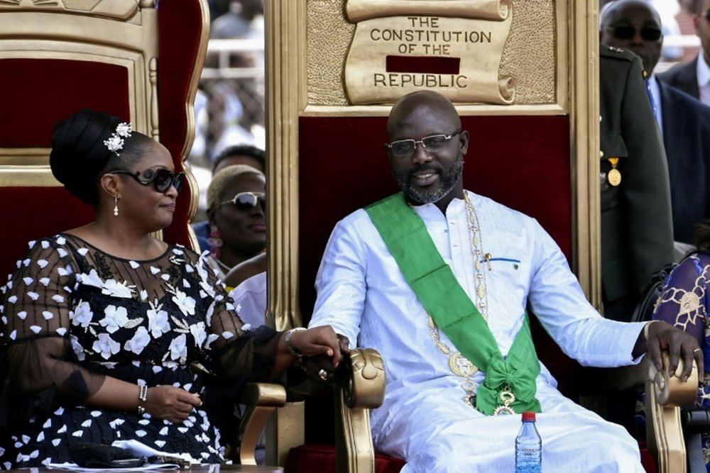 George Weah es el actual presidente de su Liberia natal. AFP/Archivo