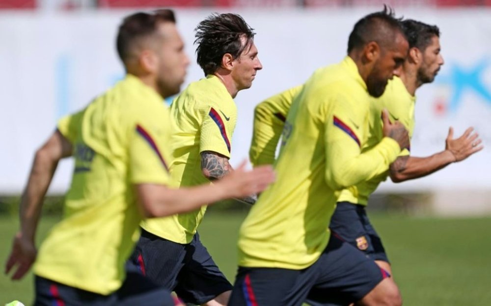 O Barça voltará a pisar no Camp Nou este sábado. AFP